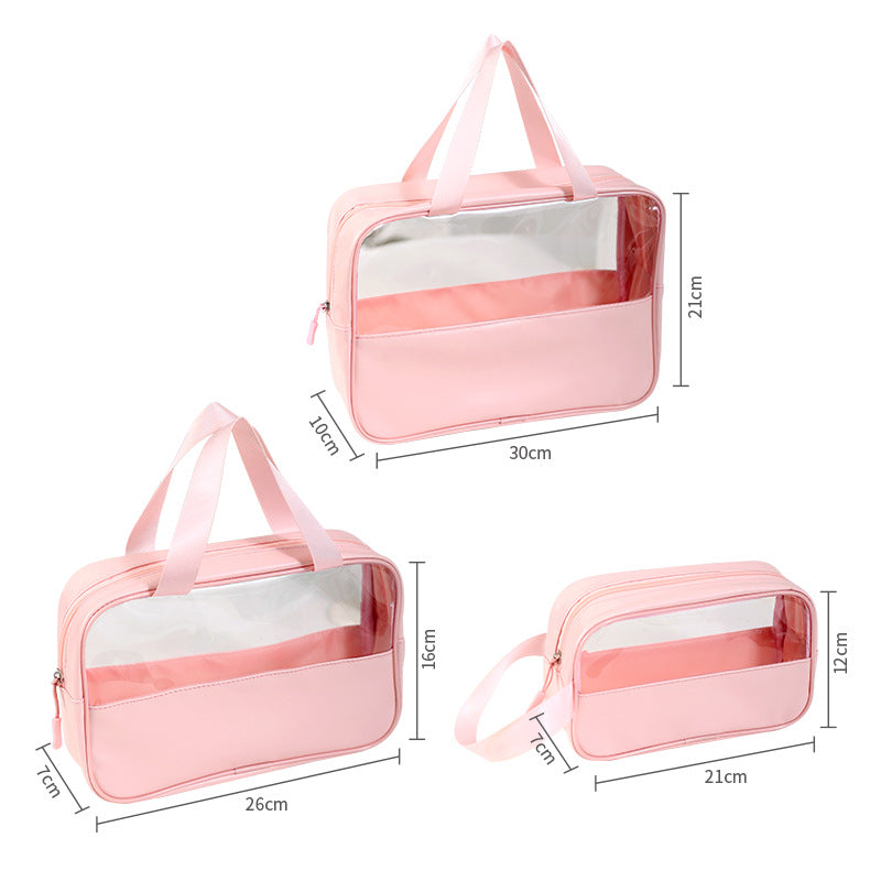 Wholesale Transparent PVC Makeup Travel Wash Bags