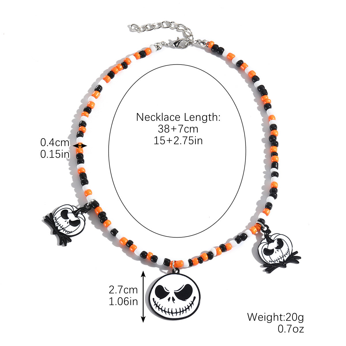 Wholesale Gothic Jewelry  Dark Bat Ghost Skull Pendant Pumpkin   Necklace