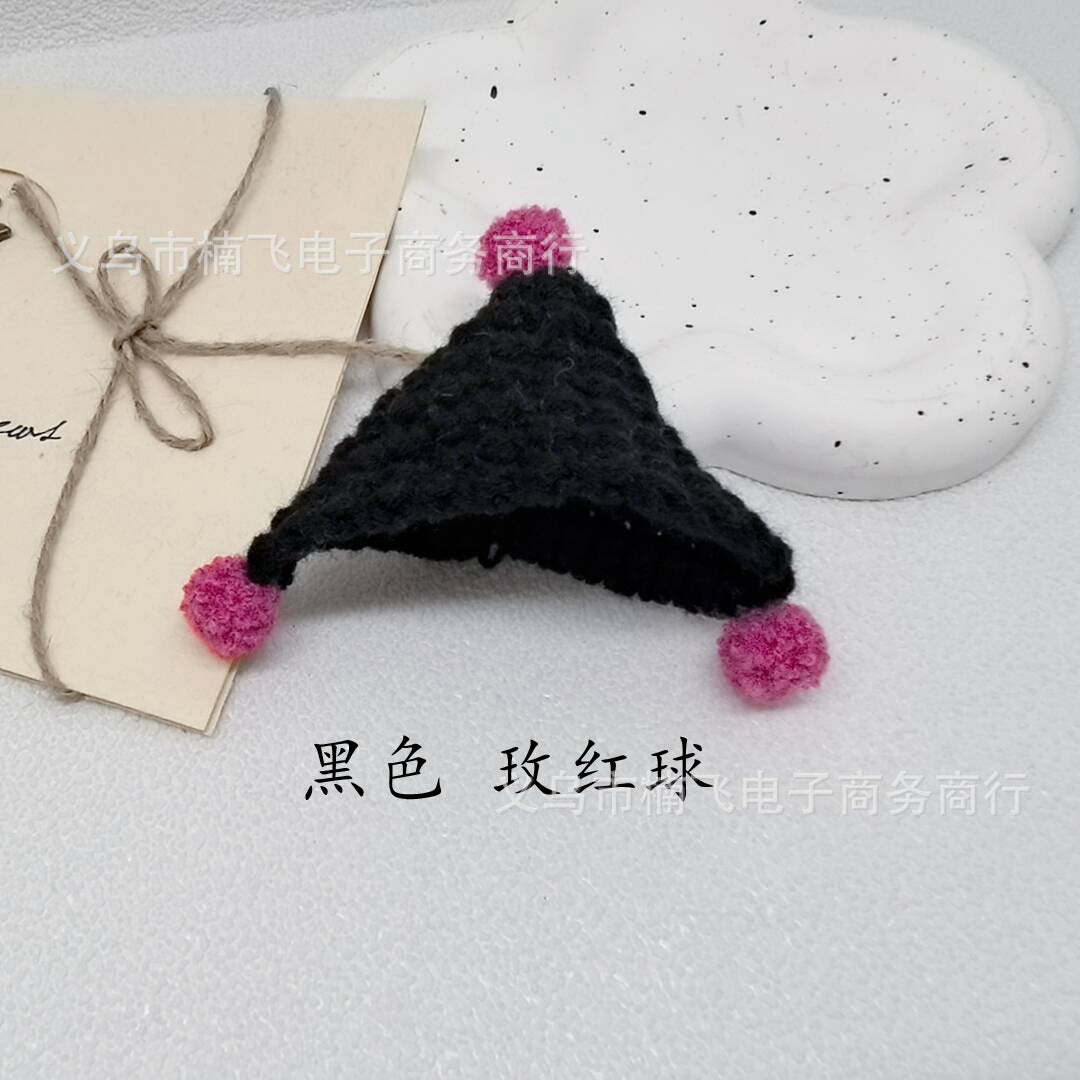Wholesale Mini Handmade Knitted Cartoon Hat  Doll  Accessories