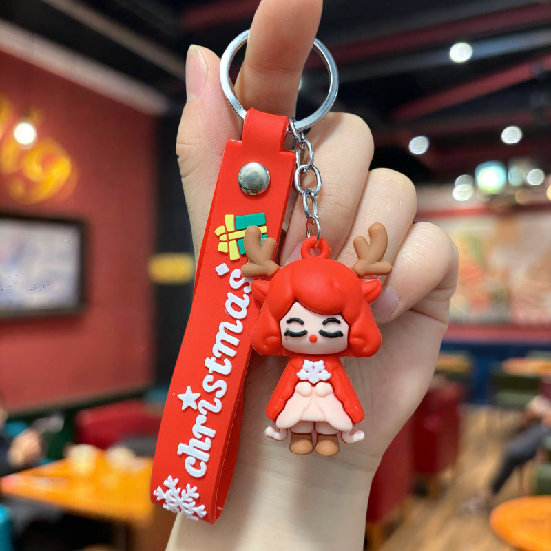 Wholesale Christmas keychain  gift pendant  Keychains