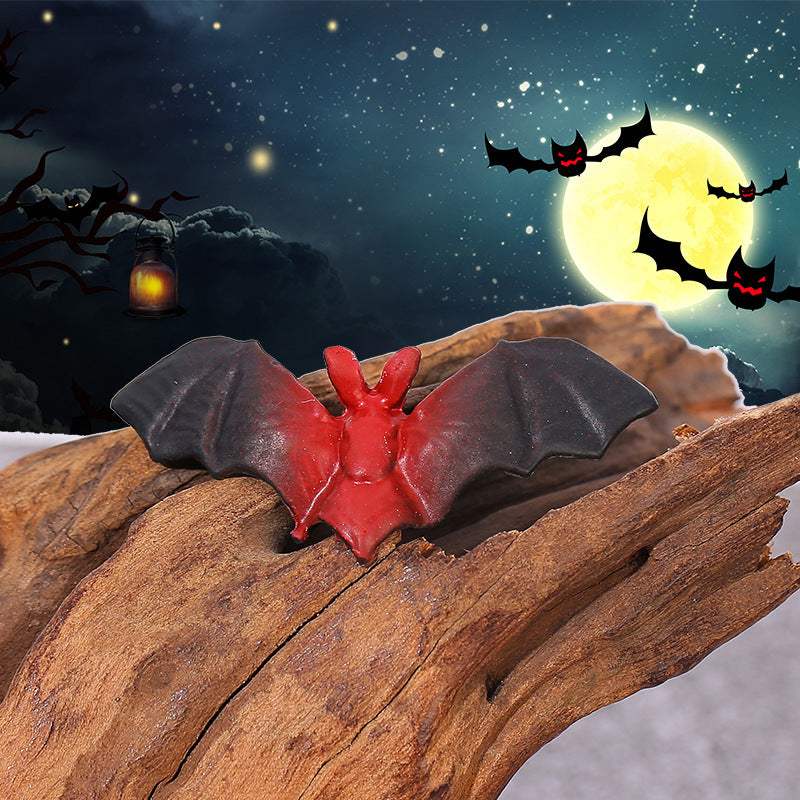 Wholesale house resin ornaments simulation bat miniature model decoration accessories