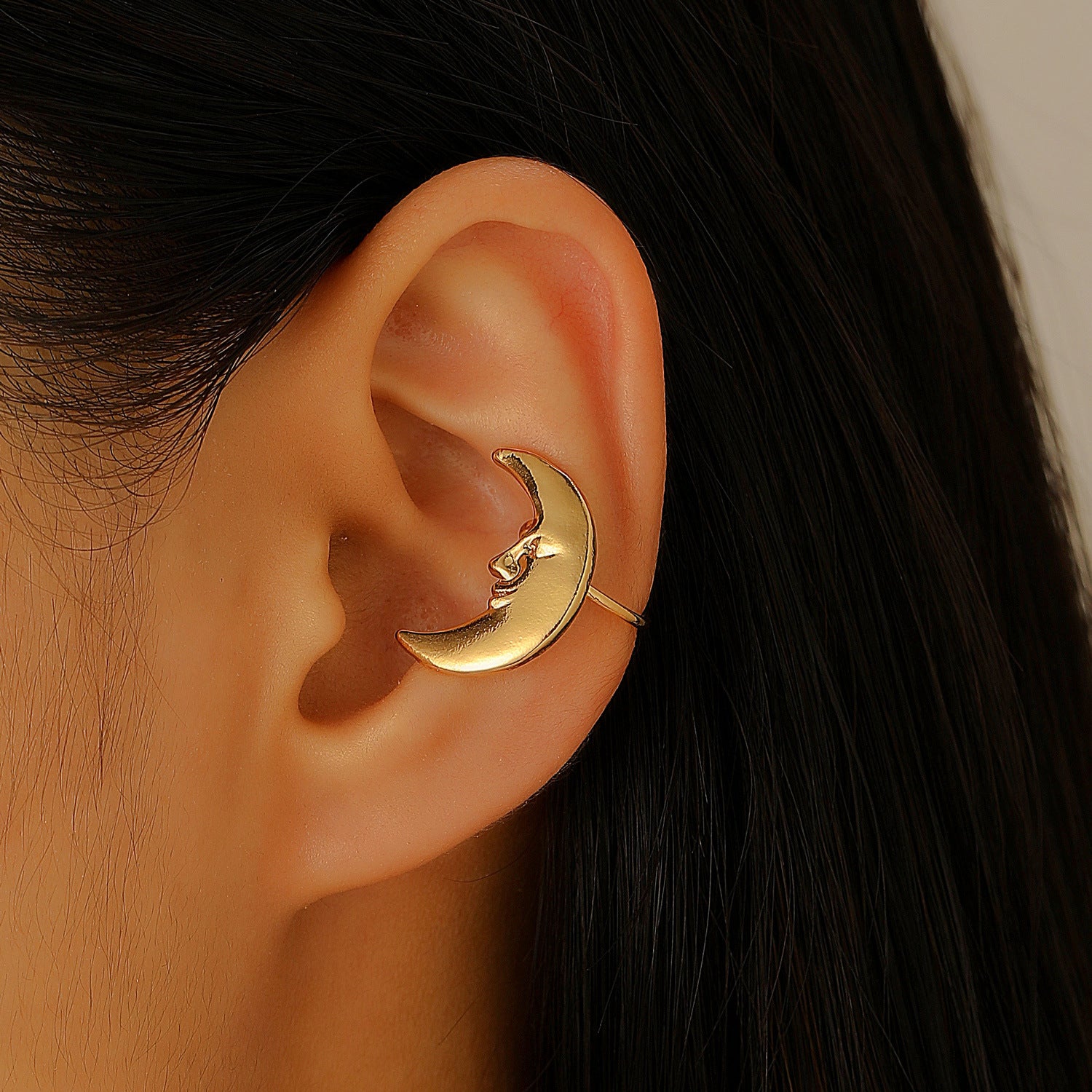 Wholesale Starfish Sun Moon Flower Ear Cuff No Piercing Women Vacation Style Fashion Accessory