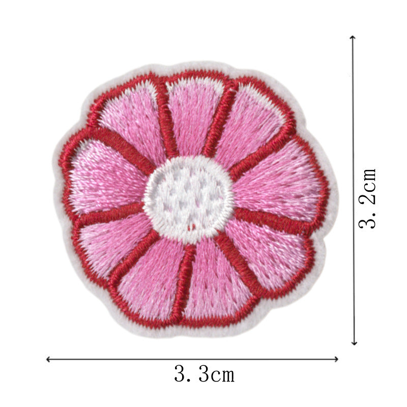 Wholesale Mother S Day Embroidered Patch Set DIY Iron On Applique For Towel And Clothing Decor 23 Pieces