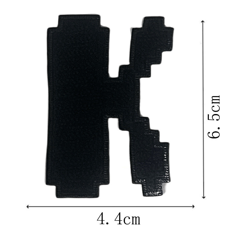 Wholesale Classic Black Embroidered Letter Patches Set Of 26 Adhesive Applique For Coat Repair DIY Craft Supply
