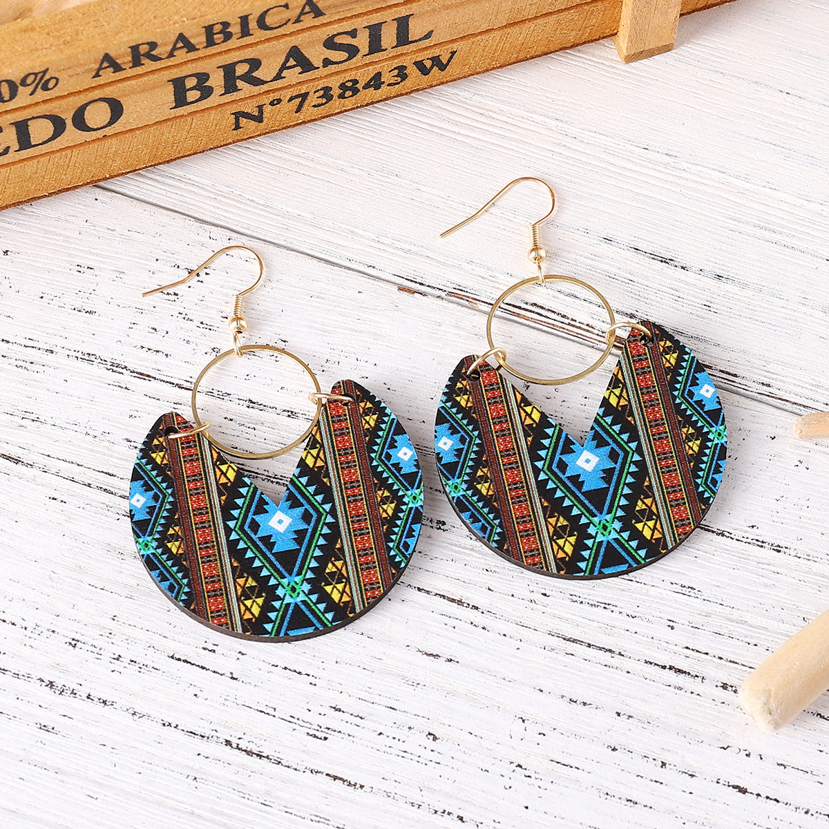 Wholesale Boho Wooden Earrings