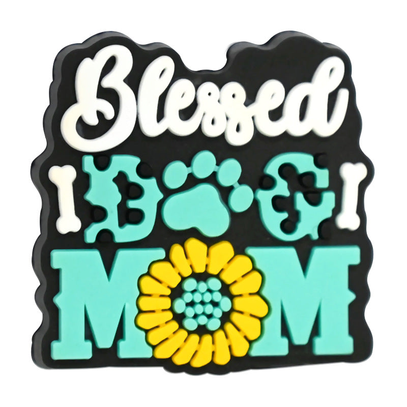 Wholesale  Random 100pcs/pack  Soft rubber double-sided burnt beads