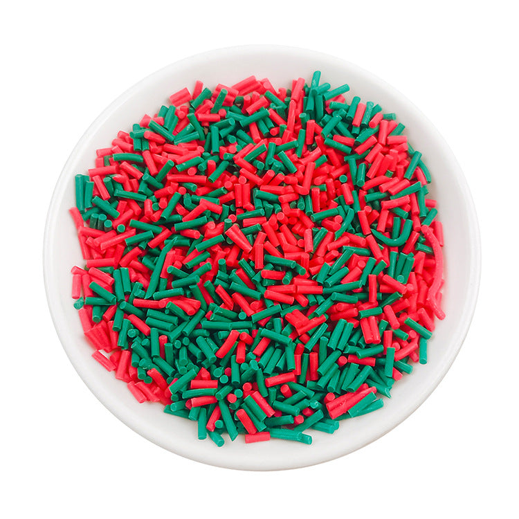 Wholesale Simulation soft clay long strip sugar granules 50 grams chocolate handmade materials