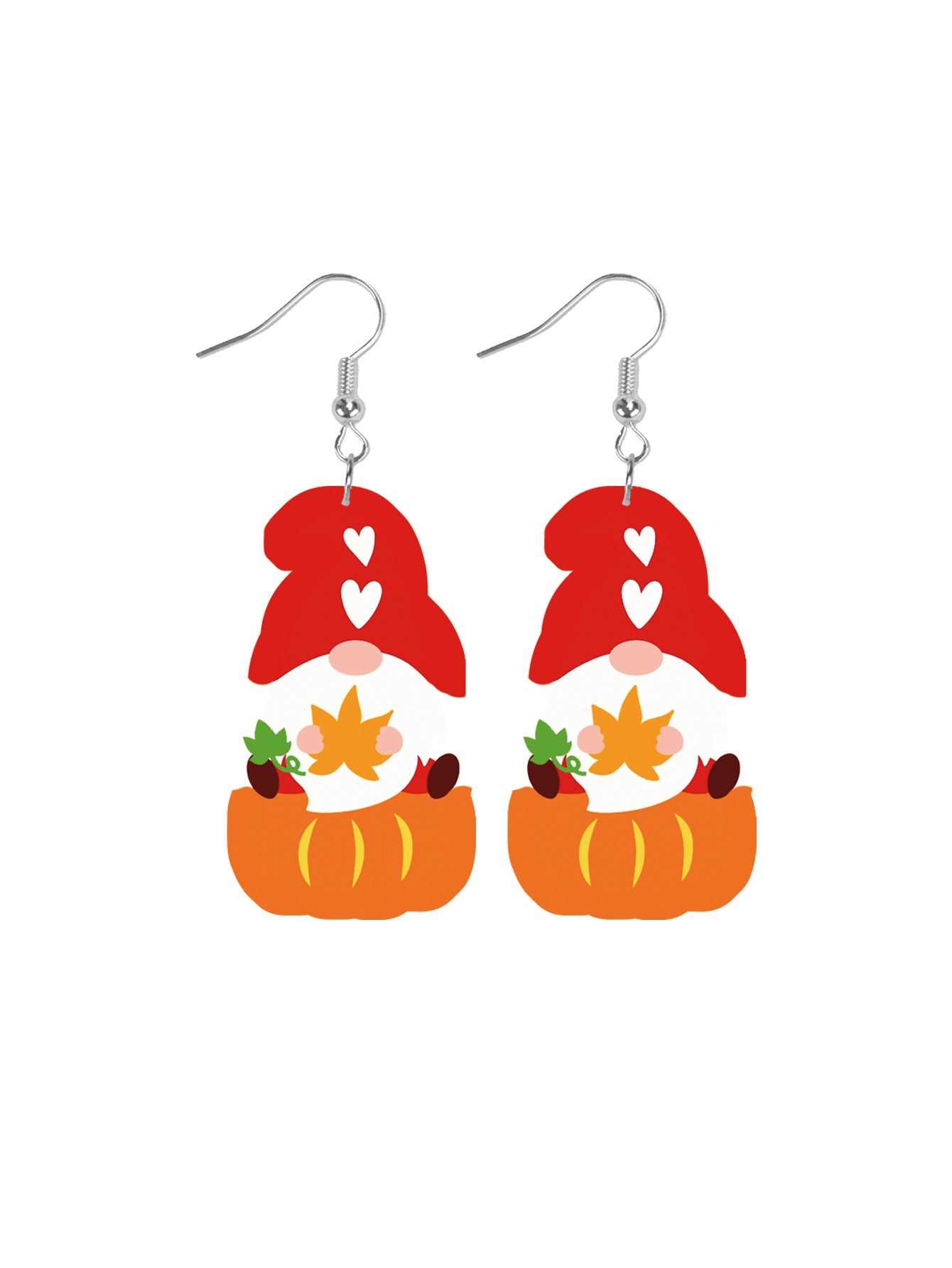 Wholesale Leather Earrings Autumn Thanksgiving Dwarf Pumpkin Leather Earrings
