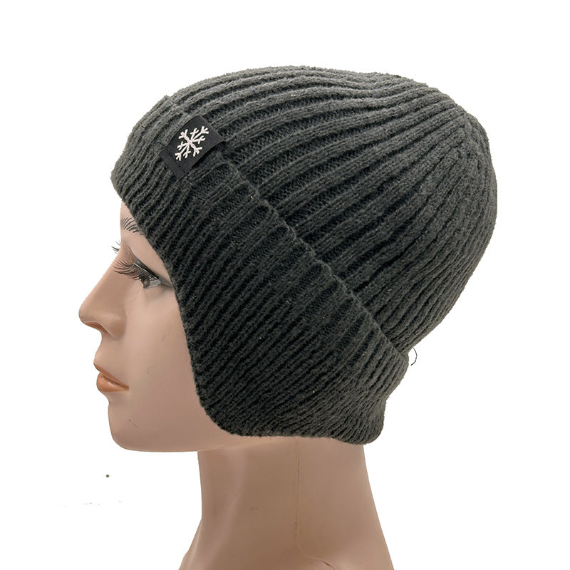 Wholesale Winter Ear Protection Plus Fleece Knitted Hat