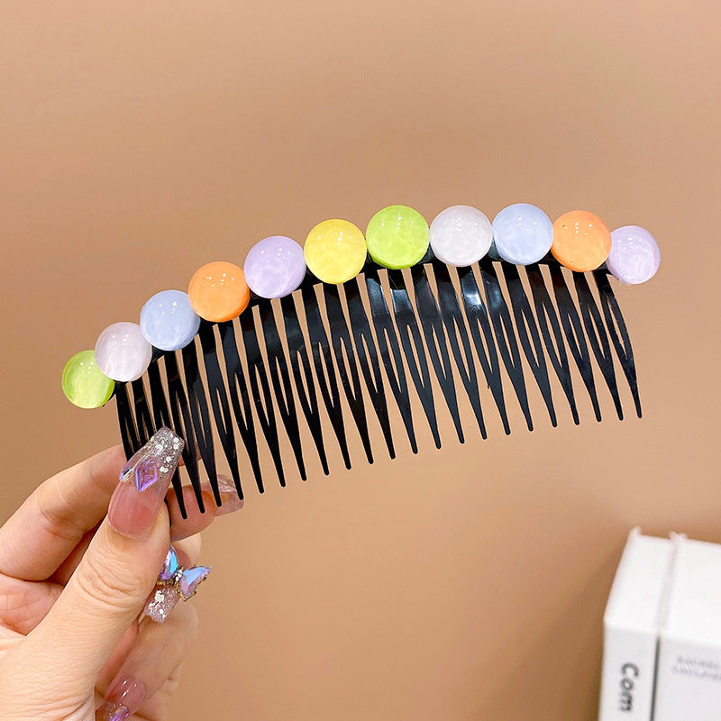 Wholesale Acrylic Love Long Hair Comb Hair Clip
