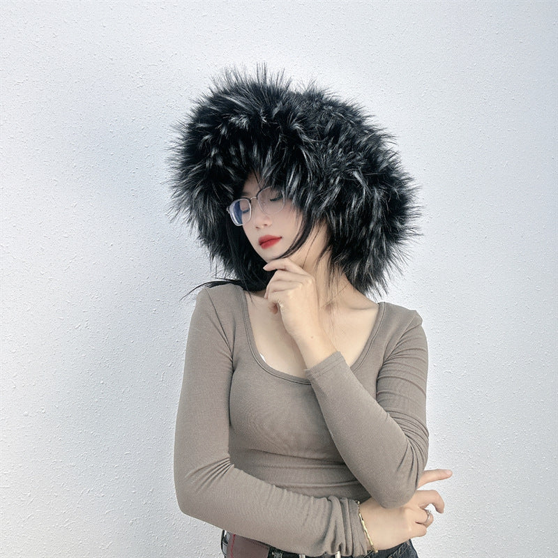 Wholesale Thick Imitation Fur Plush Hat