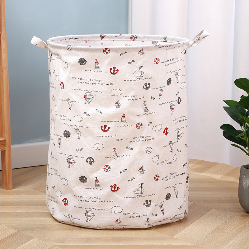 Wholesale Cotton and Linen Foldable Waterproof Storage Baskets
