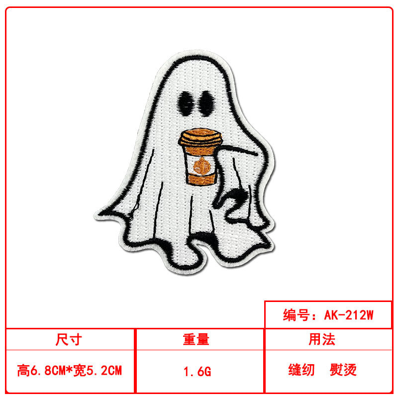 Wholesale Ghost Witch Embroidered Patch