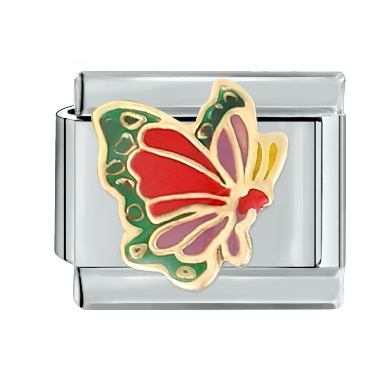 Wholesale Italian Charm Bracelet 9mm DIY Splicing and Removable Stainless Steel Funny Composable Bracelet