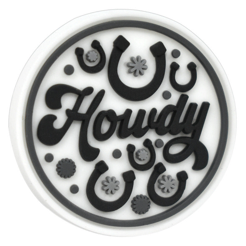 Wholesale Random 100pcs Flower Horror  Phrase Focal Beads