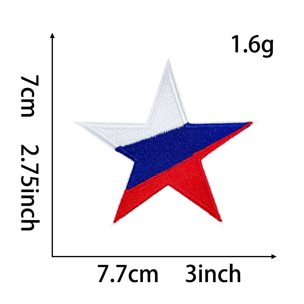Wholesale 250Th Anniversary Bald Eagle Liberty Bell American Flag Iron On Embroidered Patch For Coats