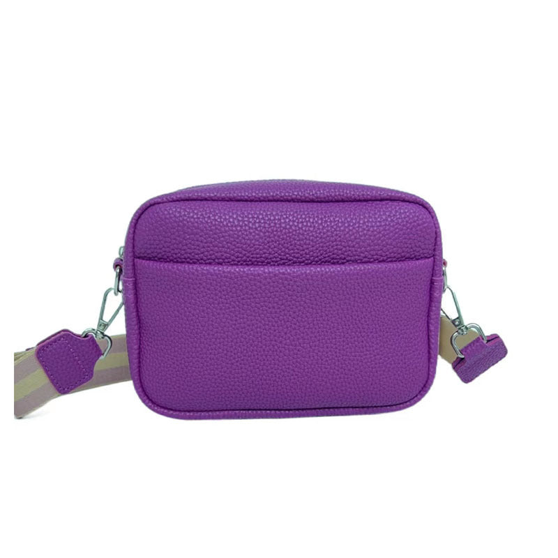 Wholesale Solid Color PU Crossbody Bag Single Shoulder Small Square Bag