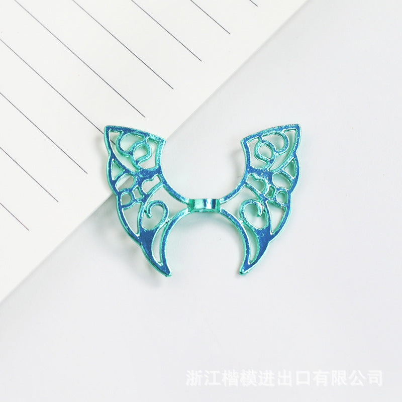 Wholesale 100PCS DIY Acrylic Hollow Butterfly Wings Beads