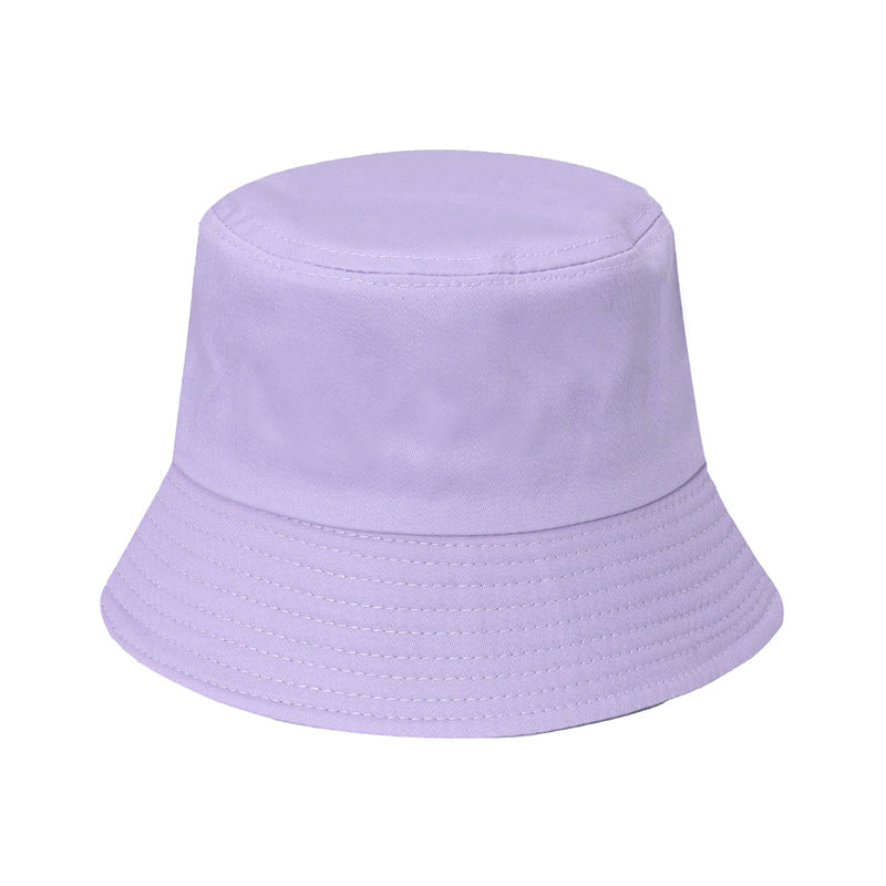Wholesale Solid Color Fisherman Hat Simple Sunshade Outdoor Sun Protection Polyester Sun Hat