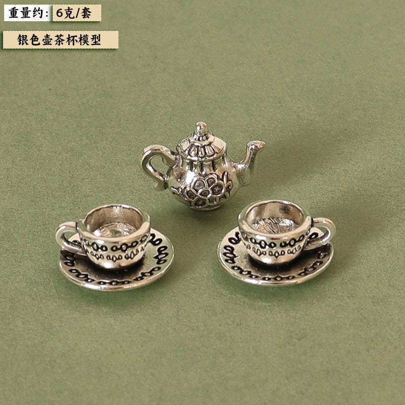 Wholesale Miniature outdoor scene bonfire hanging stove Doll Accessories