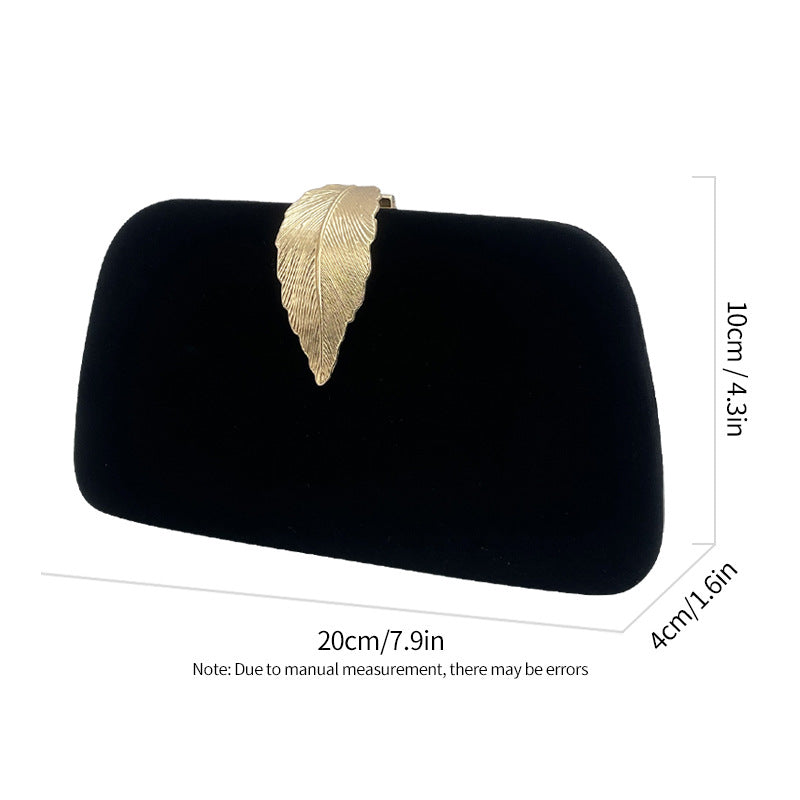Wholesale Solid Black Evening Clutch Bag