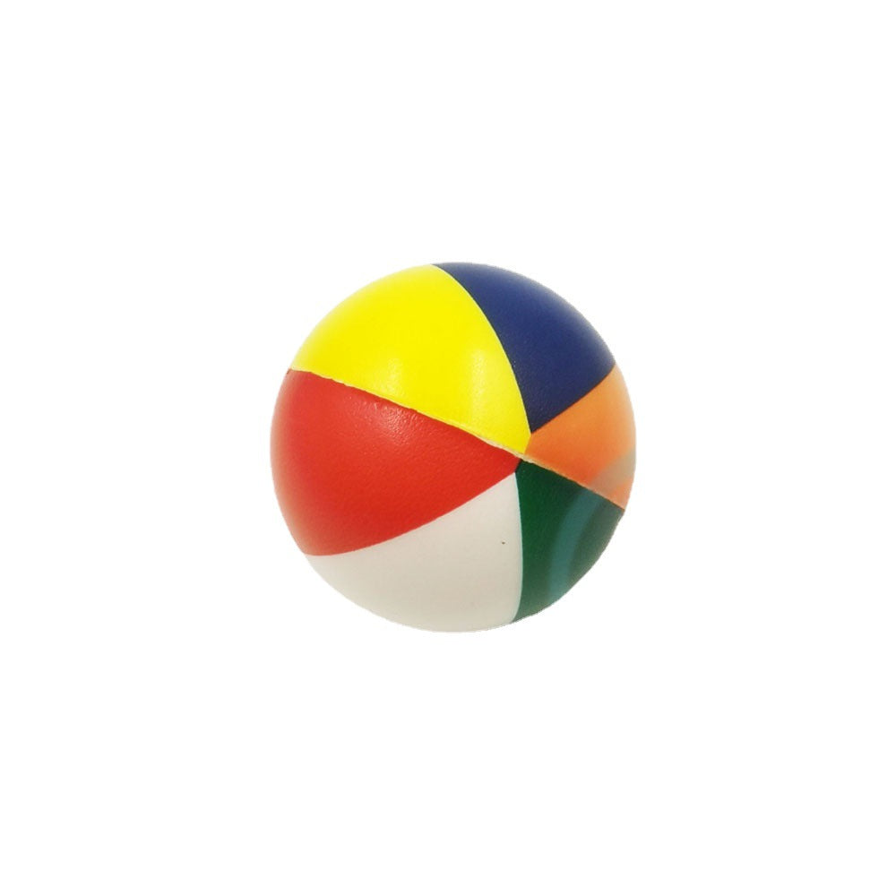 Wholesale 63mm beach ball pu ball foam pressure ball decompression toy pu decompression Macaron beach ball