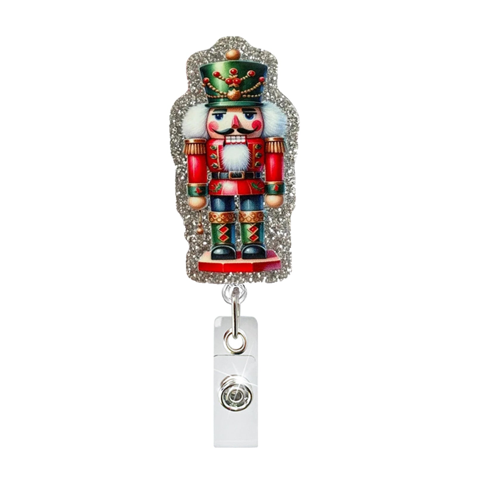 Wholesale Christmas acrylic glitter retractable pull-out