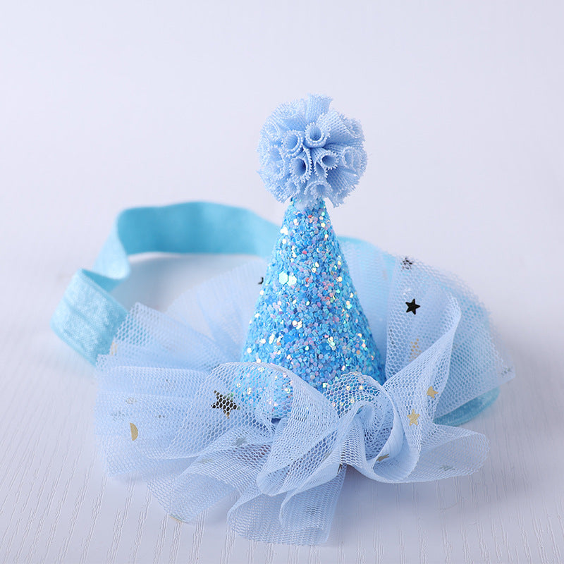 Wholesale Cute Baby Crown Small Hat Hair Band Baby Newborn Simple Hundred Years Old Banquet Headwear