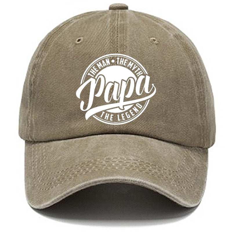 Wholesale Distressed Washed Cotton Printed Baseball Caps