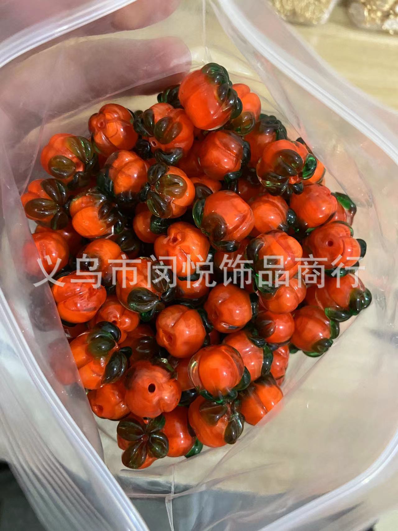 Wholesale 10pcs Snowman Christmas tree gingerbread man glass beads