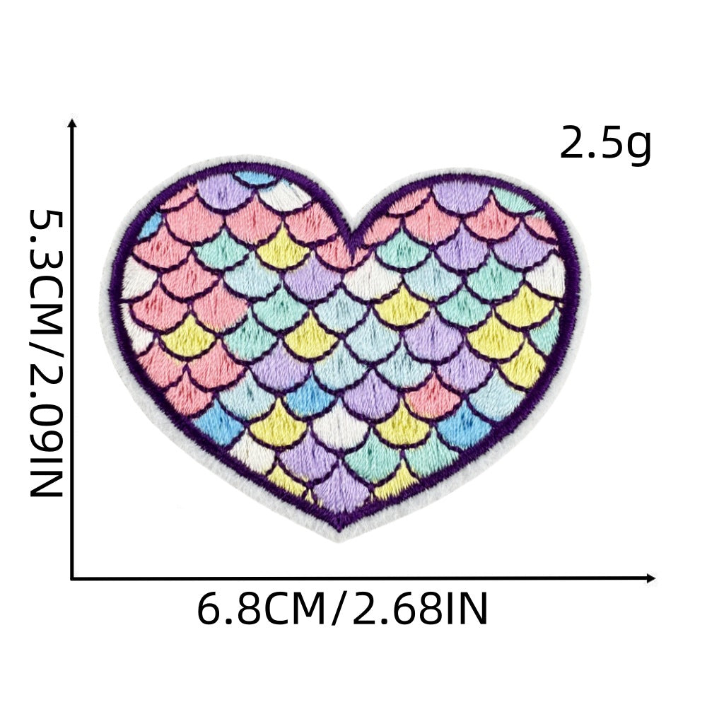 Wholesale Cartoon Mermaid Embroidered Patch