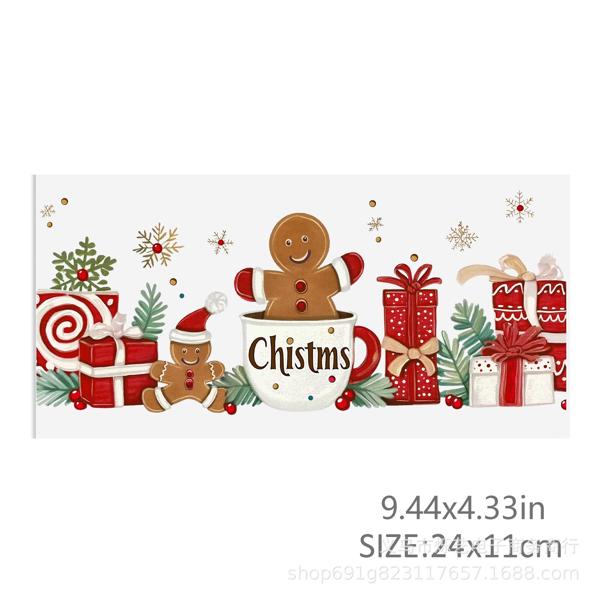 Wholesale 2pcs Christmas Collection 16oz Cup UV DTF Wraps