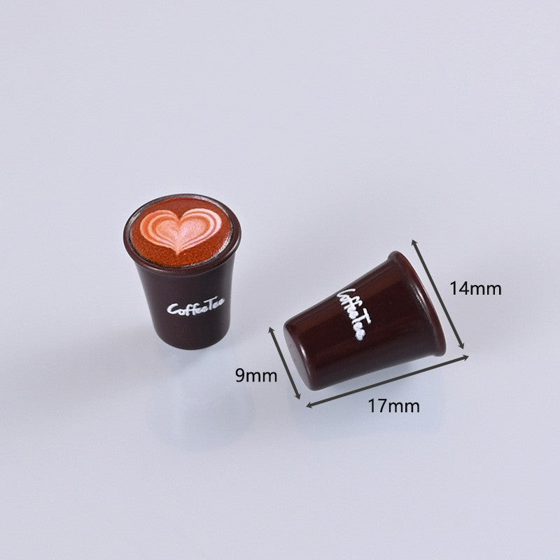 Wholesale 10pcs Floral coffee cups food toys Doll Accessories