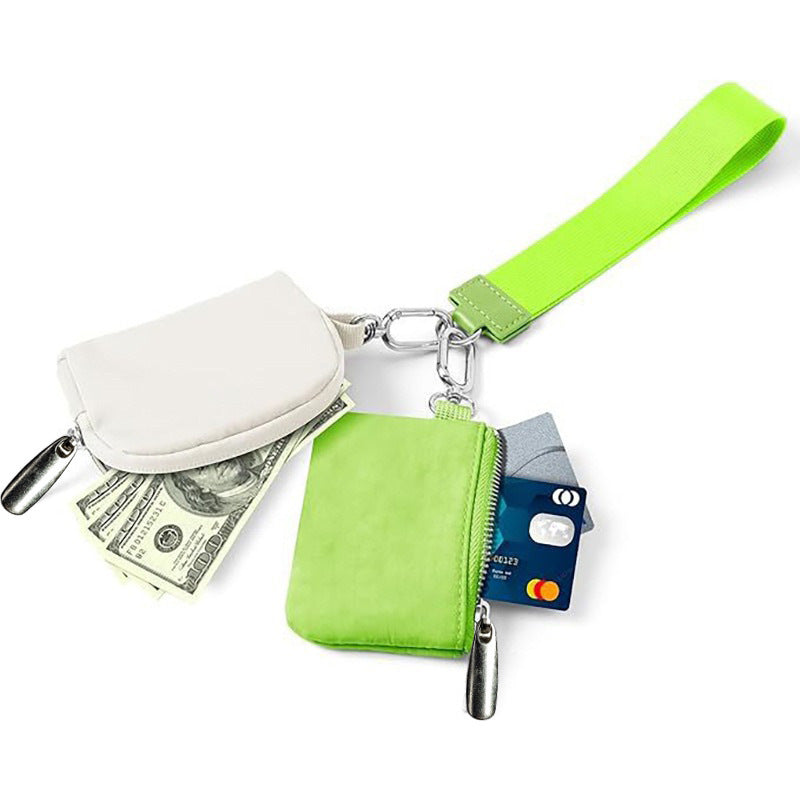 Wholesale Macaron Color Fresh Sweet Miko Coin Keychain