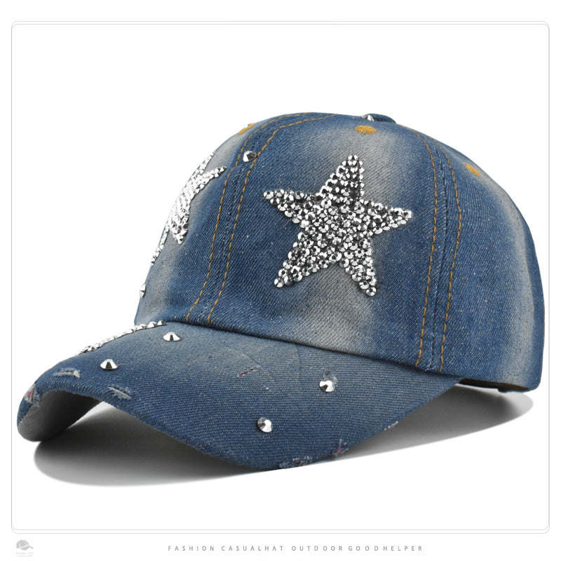 Wholesale Spring and Summer Cowboy Old Drill Baseball Cap Sun Visor Cap