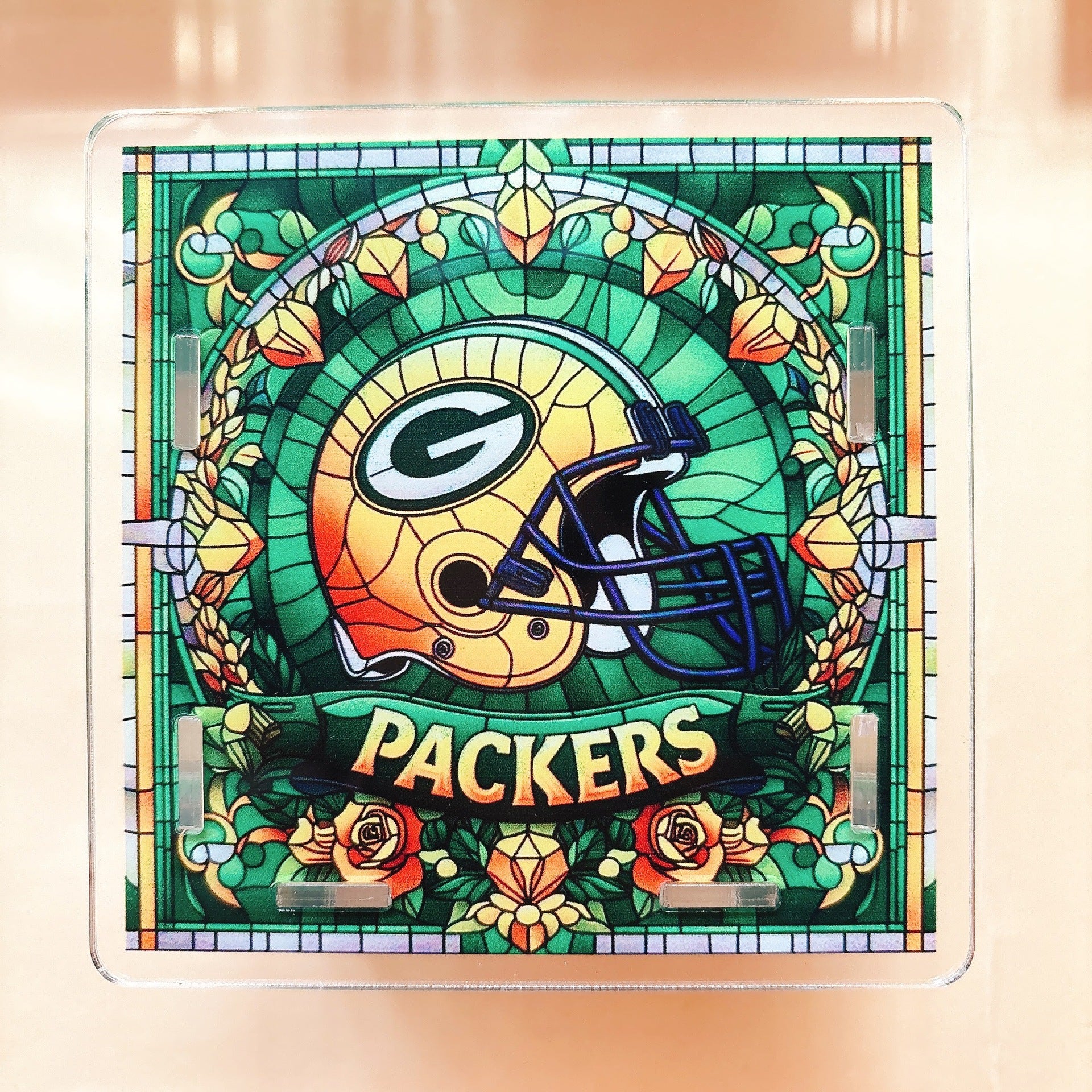 Wholesale Sporting Acrylic Pen Holder Popular Pen Box Creative Gift Stationery Student 10cm