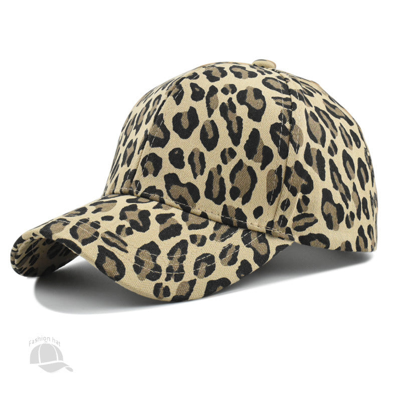 Wholesale New dome hat men and women leopard print baseball cap outdoor sunshade fashion all-match ins cap