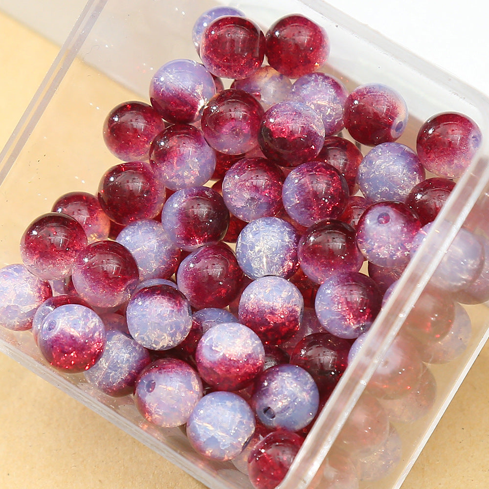 Wholesale 50pcs/pack Opaline Chalcedony 10mm Glass Beads