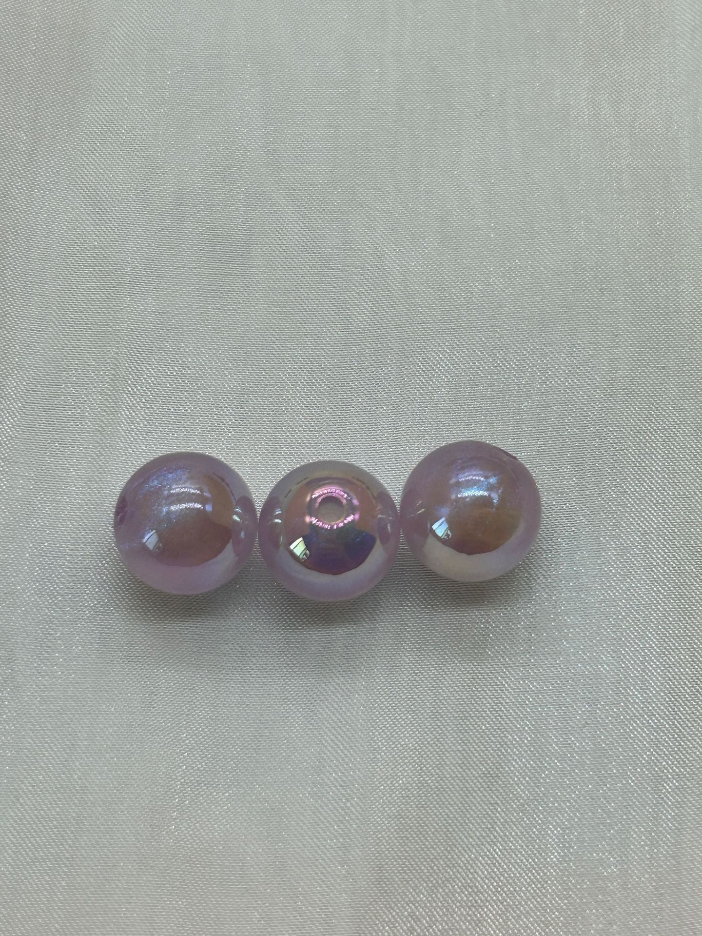 Wholesale 200pcs Starry Sky Color Shellfish Mermaid Straight Hole ABS Color Beads