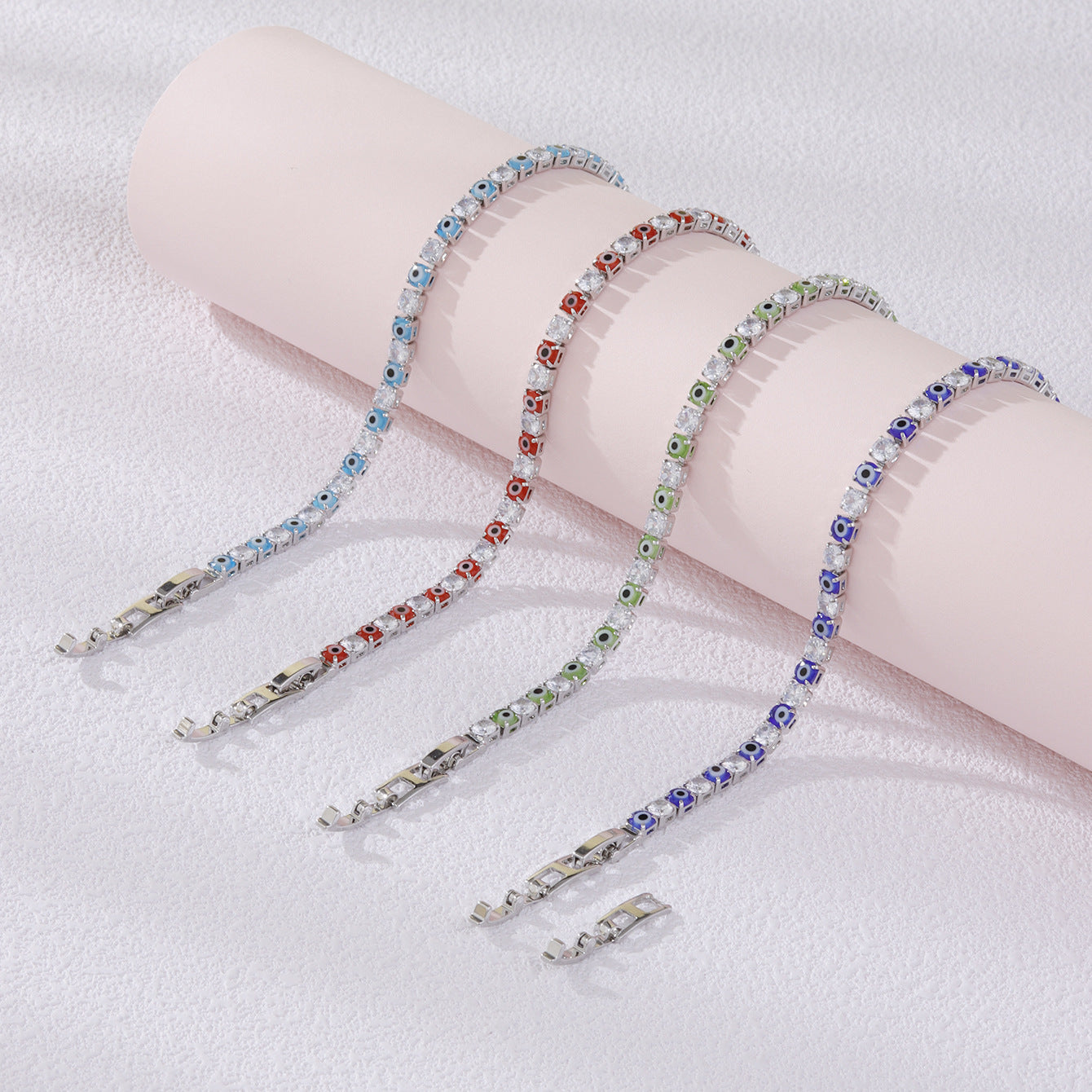 Wholesale Zircon bracelet round full diamond bracelet