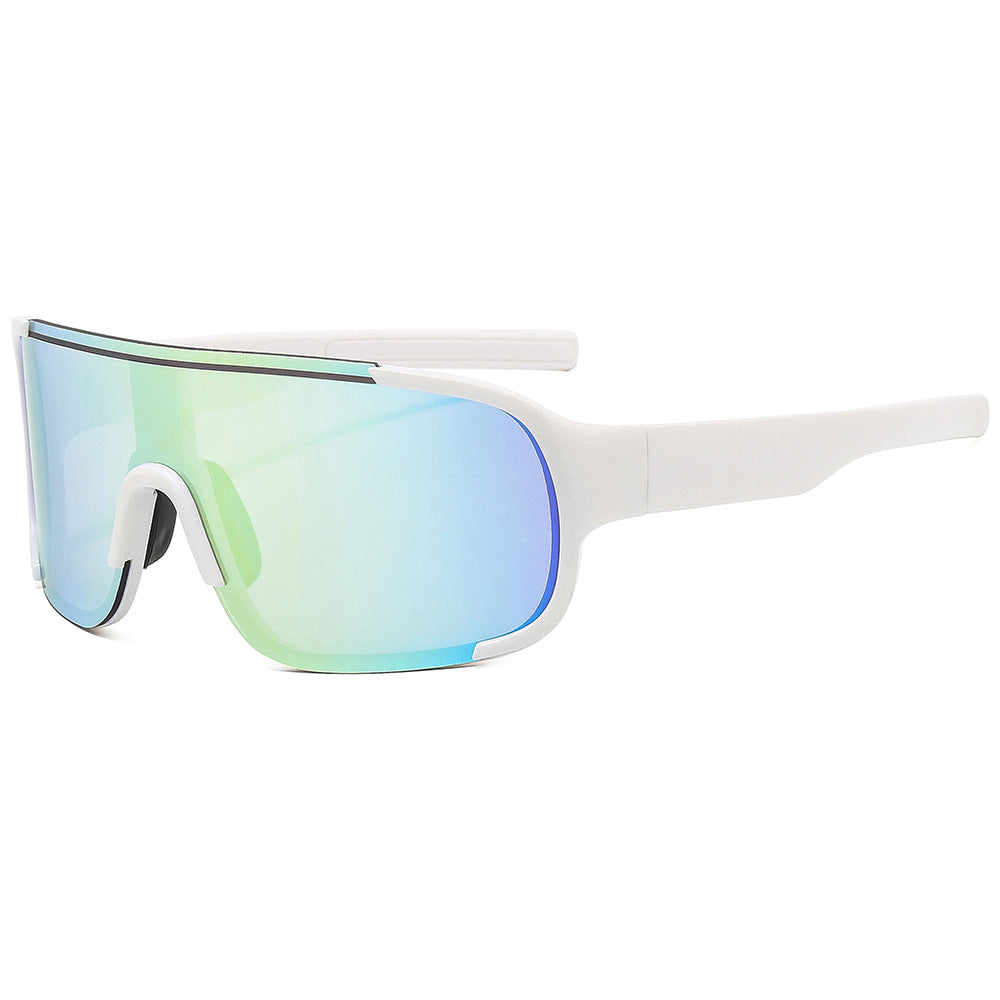 Wholesale One Piece Large Frame Sports PC Sunglasses