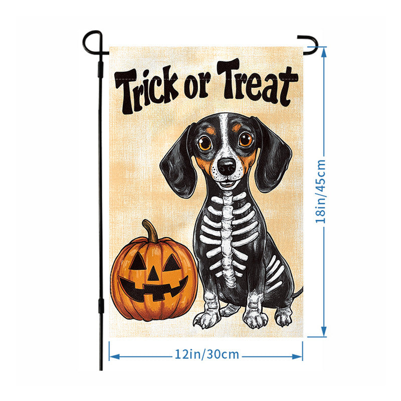 Wholesale Halloween Garden Flag Skull Hanging Flag Party Atmosphere Garden Flag