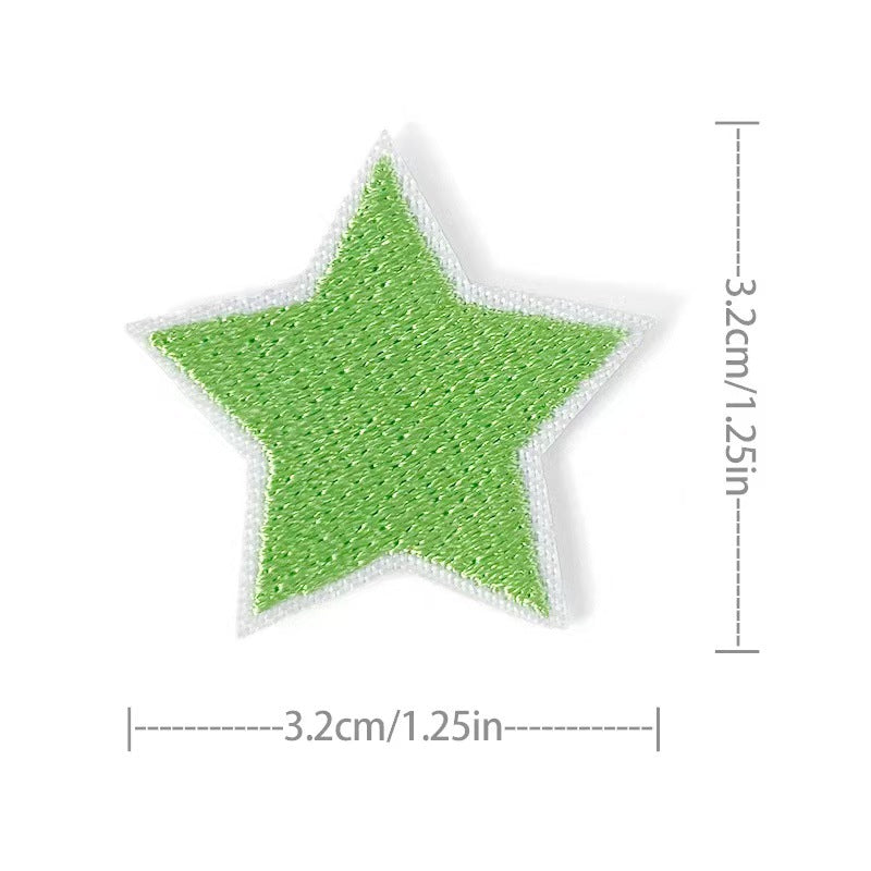 Wholesale Embroidered Star Patches 36 Pack Sew On Appliques For Clothing And Towels Fashion Accessory DIY Gift Resale