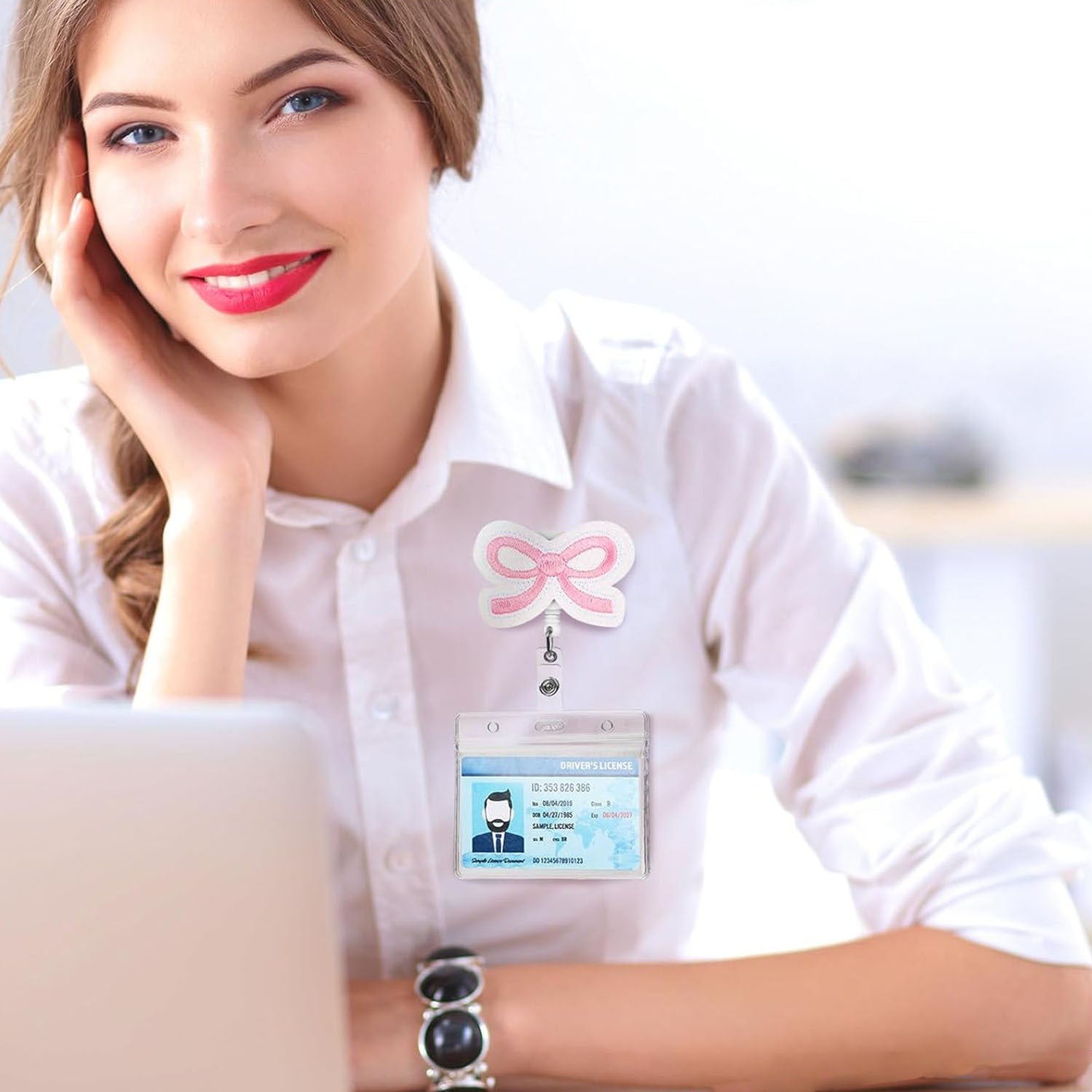 Wholesale Nurse ID Clip Decoration Embroidered Cloth Sticker