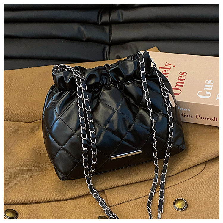 Wholesale Elegant Lingge PU Shoulder Bag