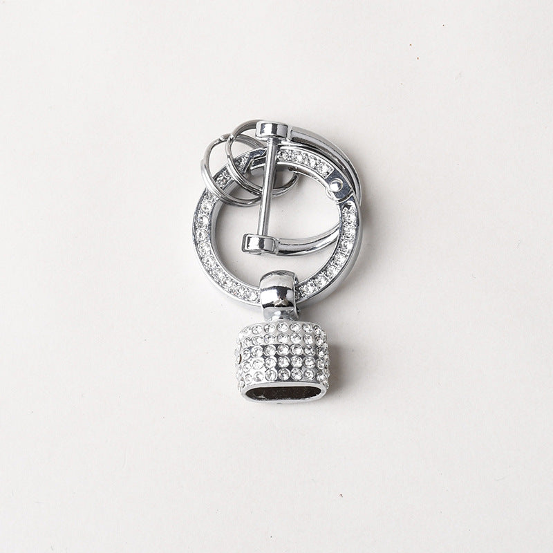 Wholesale Diamond DIY semi-finished keychain