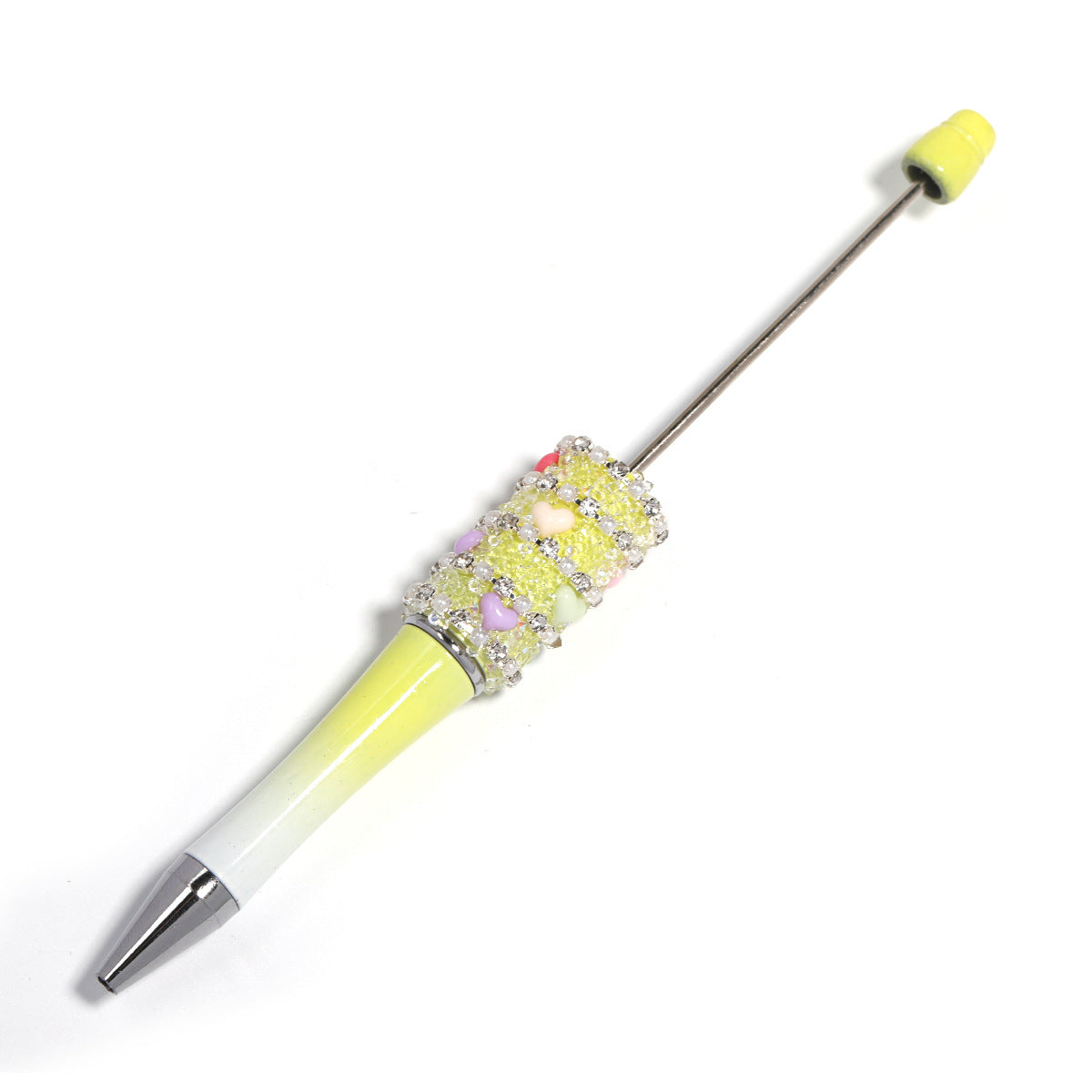 Wholesale 5pcs Beadable Pens Exploding Rhinestones DIY Love Chain Starry Sugar Pen