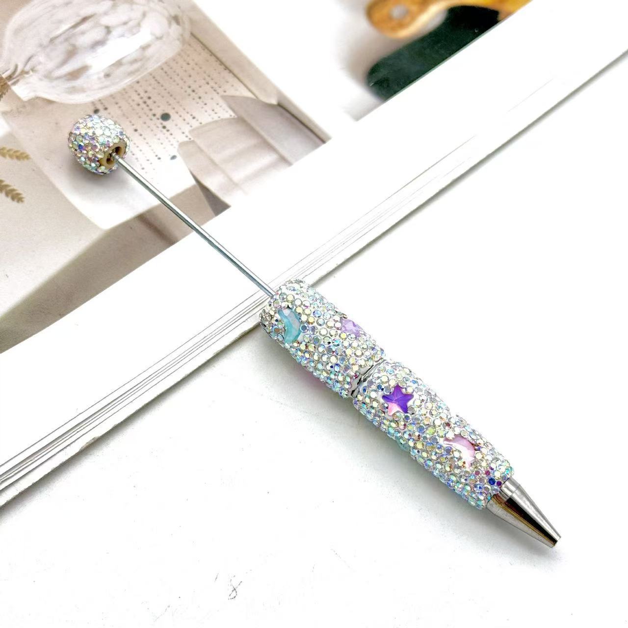 Wholesale Star Full Diamond beadable pens
