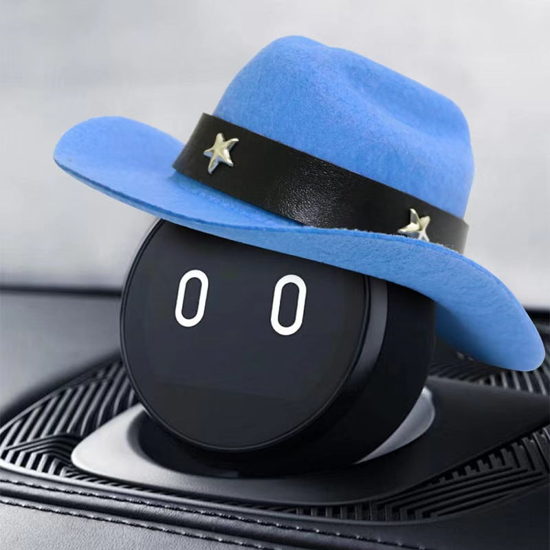 Wholesale Yama gentleman cowboy hat son mini pet hat birthday party hat weilai car 66 ornament hat