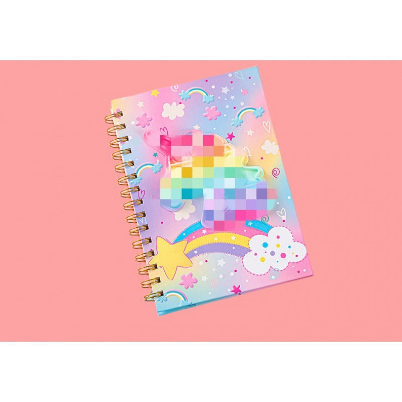 Wholesale cute cartoon coil notebook decompression notebook